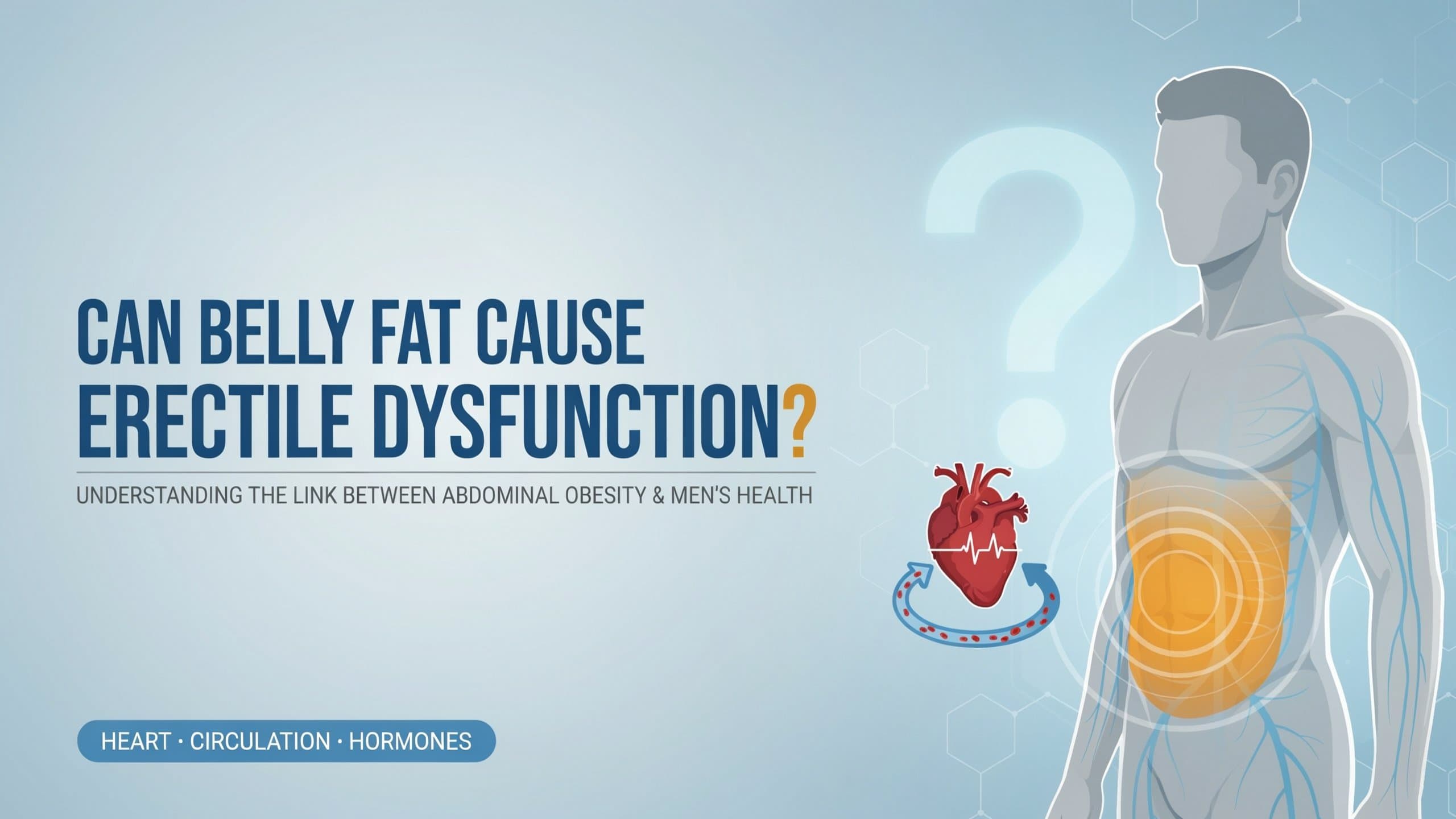 Can Belly Fat Cause Erectile Dysfunction?
